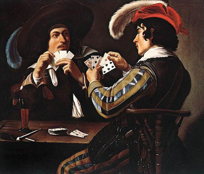 Theodoor Rombouts The Card Players Sweden oil painting art